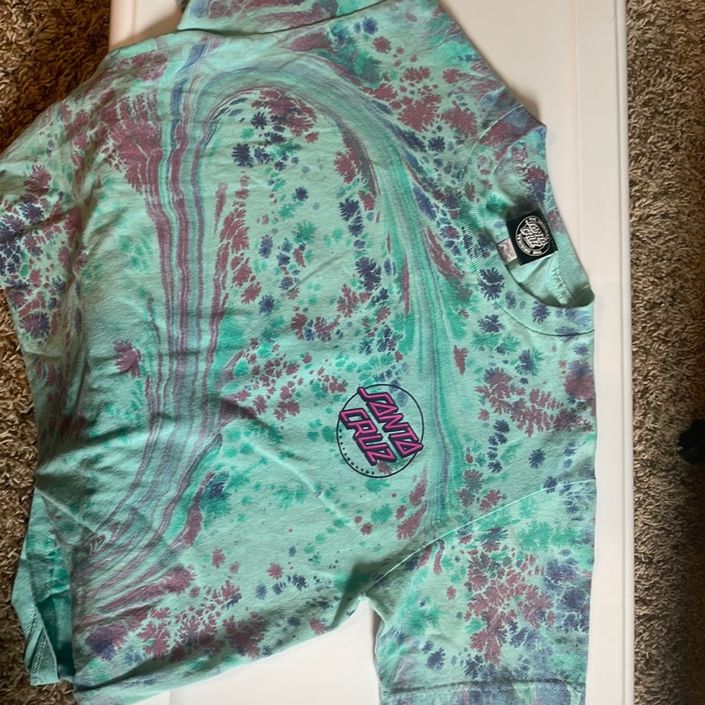 small Santa Cruz tye-dye shirt